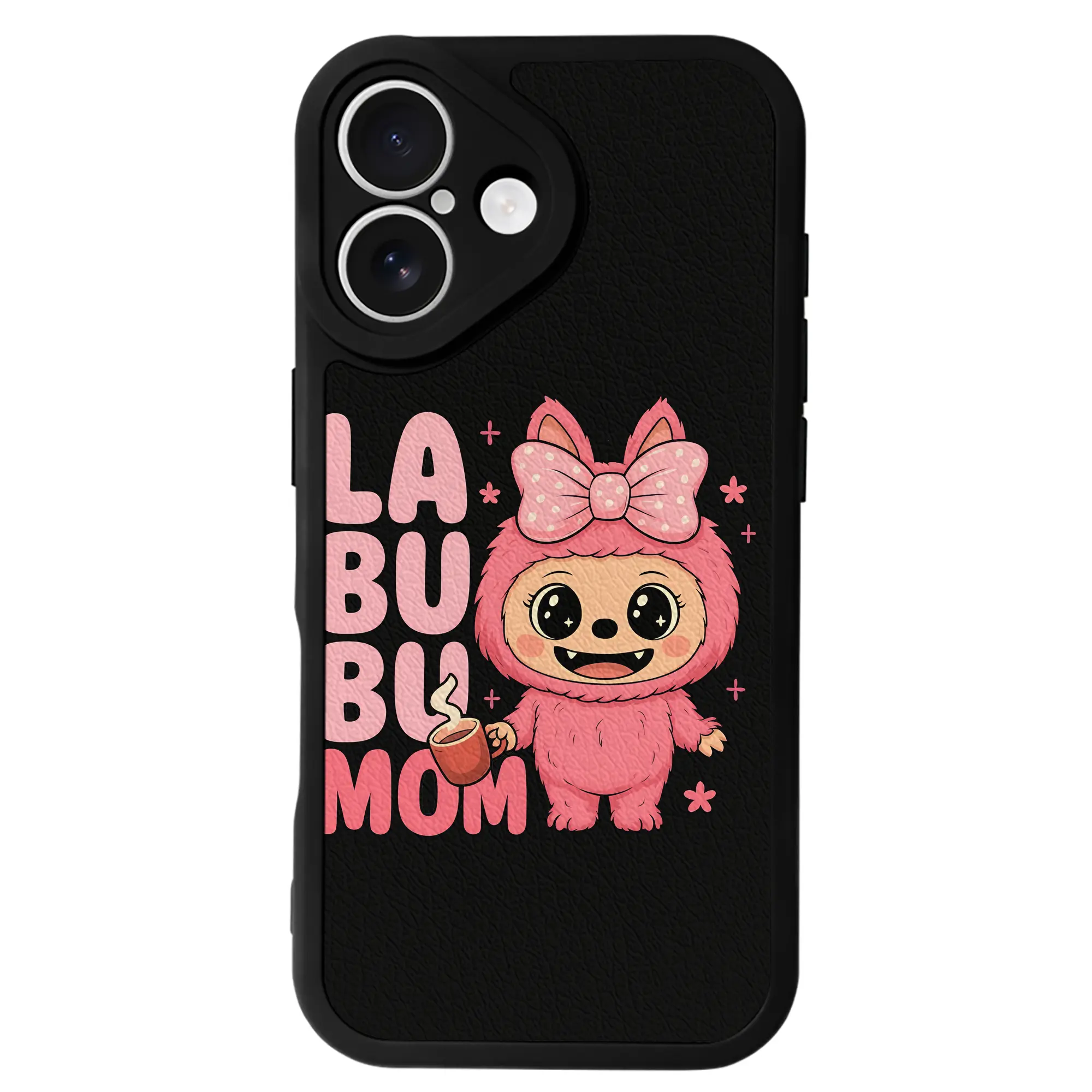 ラブブ グッズ ラブブ - IPhone 16シリーズ対応 ・ シリコンスマホケース ・ レザー調 ・ 高精度フィット ・ 耐衝撃 ・ ワイヤレス充電対応 ・ 精密カット